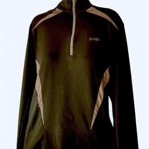 Black and grey quarter zip sweatshirt Size S #outdoor Karbon S